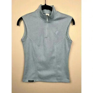 Arista Blue Sleeveless 1/4 Zip Equestrian Riding Top - size XS